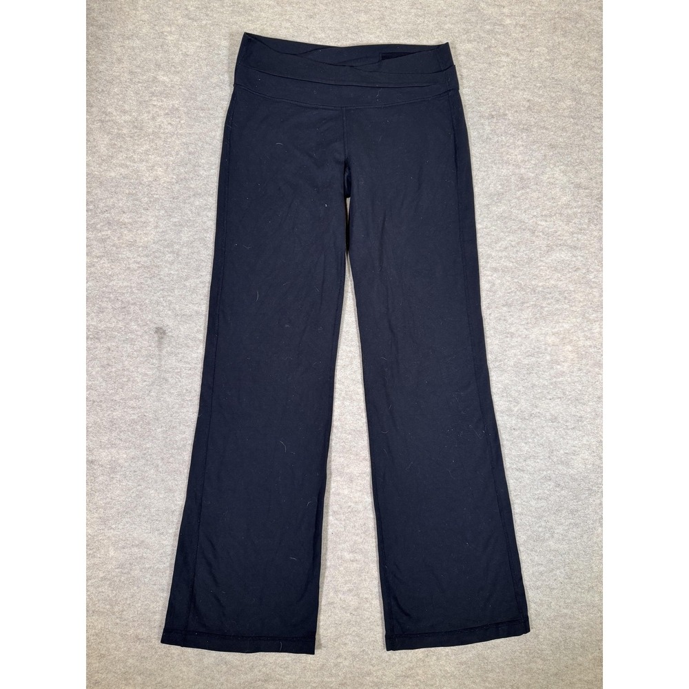 Lululemon Pants Womens 10 Black Bootcut Yoga Athletic Gym Stretch Pants